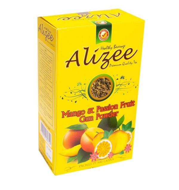 Зеленый чай Alizee Mango & Passion Fruit Gun Powdeer листовой 100г