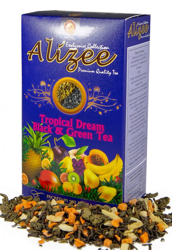 Чай купаж Alizee Tropical Dream Black & Green Tea листовой 100г