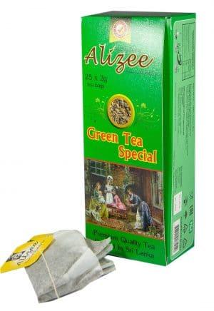 Зеленый чай Alizee Green Tea Special в пакетиках 25*2г