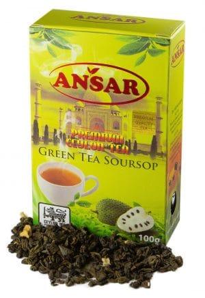 Зеленый чай Ansar Green Tea Soursop 100г