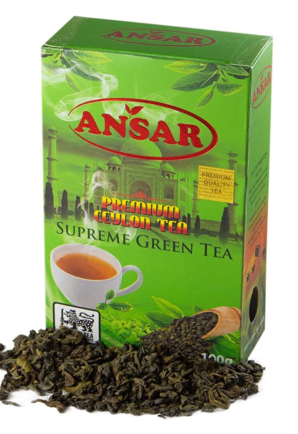 Зеленый чай Ansar Supreme Green Tea листовой 100г