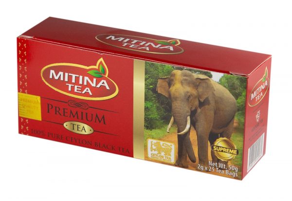 Чай Mitina Premium Ceylon Tea в пакетиках 252г