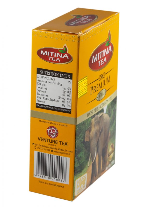 Чай Mitina Premium OPA листовой 100г