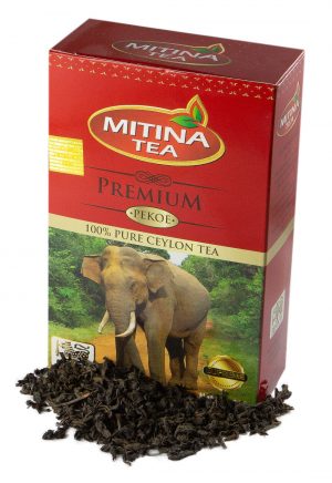 Чай Mitina Premium PEKOE листовой ПЕКОЕ 200г