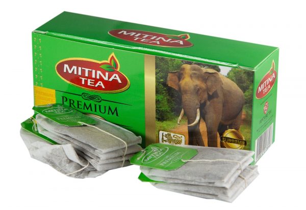 Зеленый чай Mitina Premium Ceylon Tea в пакетиках 25-2г